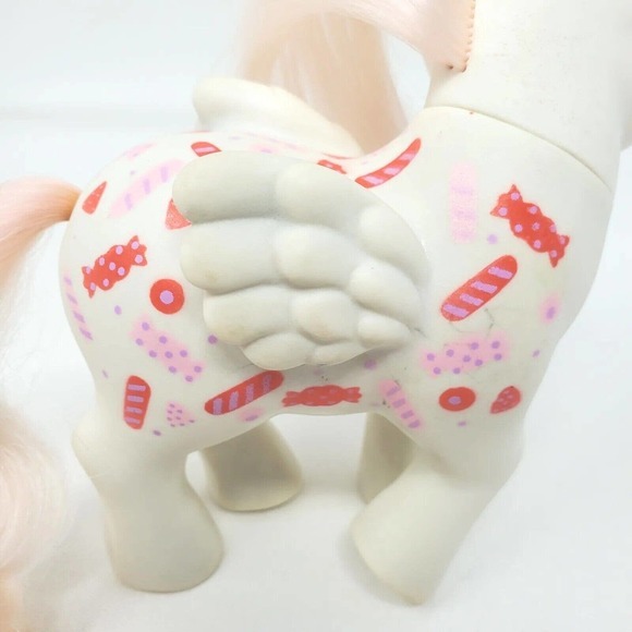 Vintage My Little Pony MLP G1 Twice As Fancy (TAF) Yum Yum Hasbro 1984 Pink Hair - Picture 9 of 11